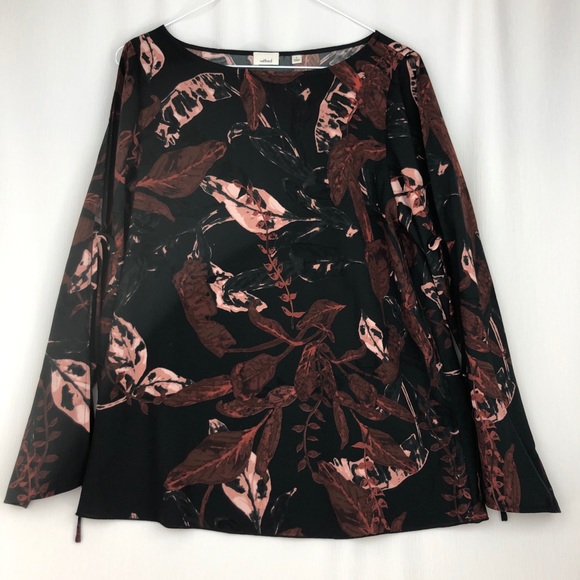 Aritzia Wilfred Floral Pozzi Blouse Size Small - Picture 3 of 6